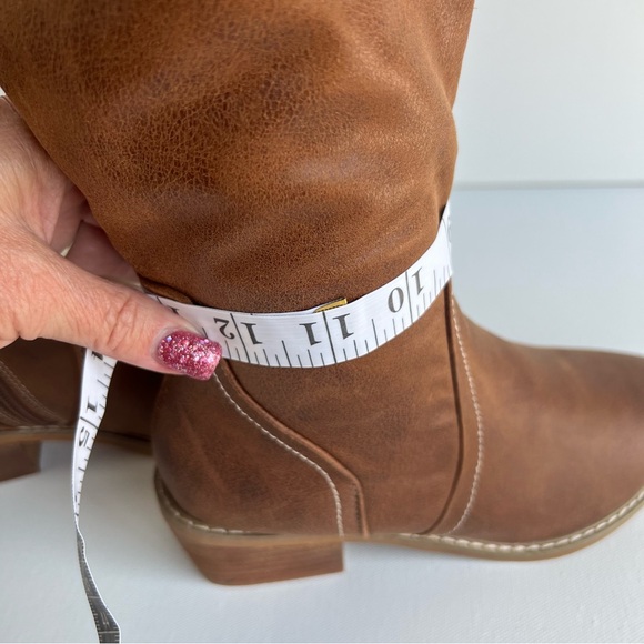 Oasis Society • Charlee Western Style Faux Leather Knee High Boots • Women’s 6 - Picture 12 of 14